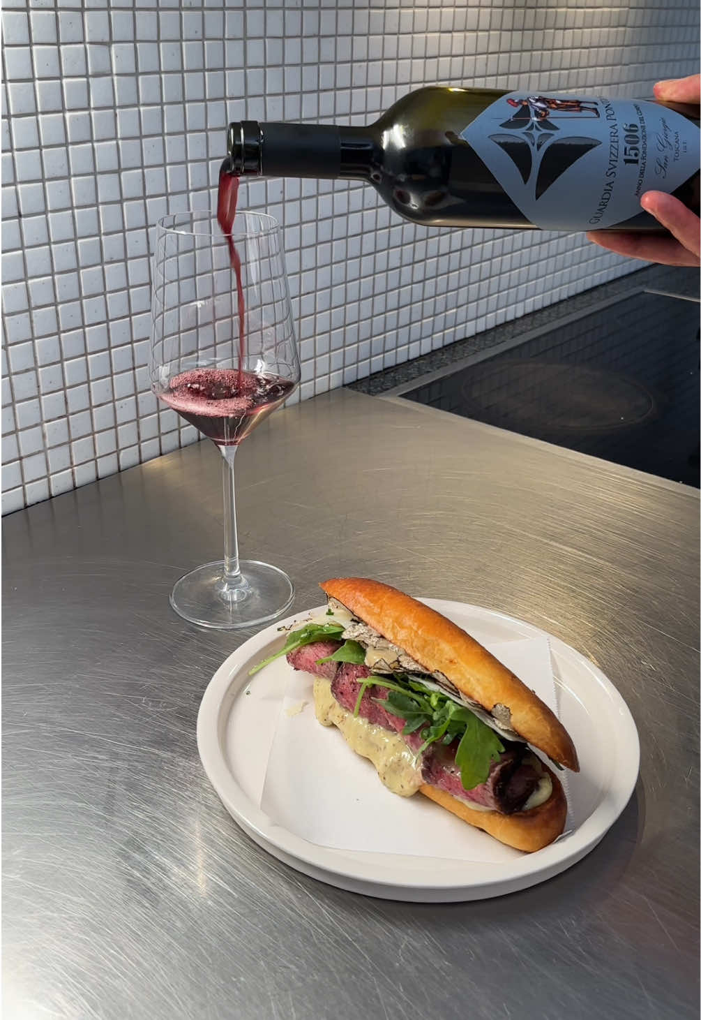 ASMR Steak Sandwich #steak #sandwich #brioche  Recipe link in bio.