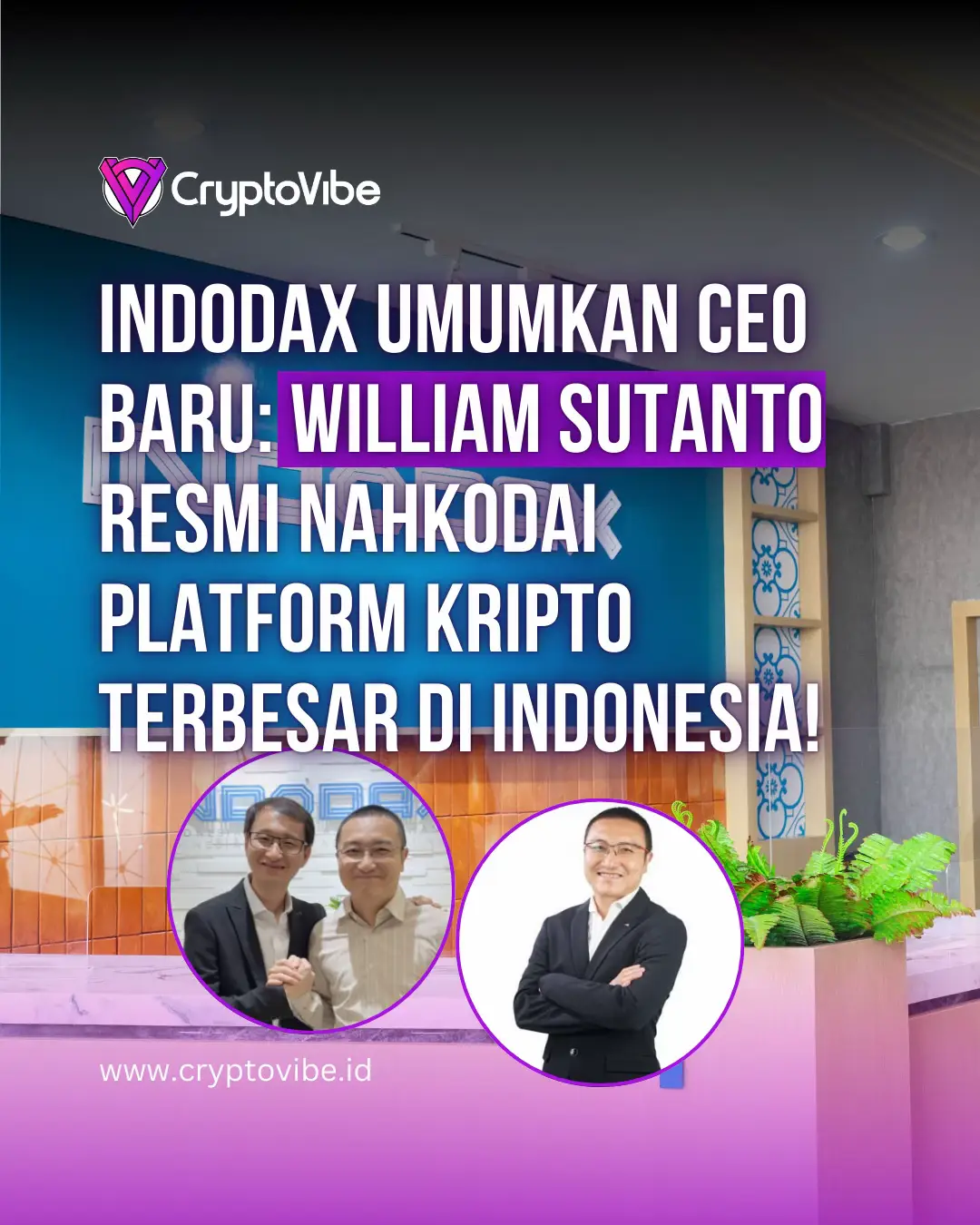 Indodax resmi mengumumkan William Sutanto sebagai CEO baru, menggantikan Oscar Darmawan yang kini menjabat sebagai Komisaris Utama. Langkah ini menandai babak baru dalam perjalanan Indodax sebagai pelopor platform perdagangan aset kripto di Indonesia. William, yang sebelumnya menjabat sebagai CTO, telah berkontribusi besar dalam membangun fondasi teknologi dan keamanan Indodax. Dengan kepemimpinan barunya, diharapkan Indodax dapat terus berinovasi dan memperkuat posisinya di pasar kripto nasional maupun internasional. #Indodax #WilliamSutanto #CEOBaru #KriptoIndonesia #Blockchain #AsetDigital #InvestasiKripto #BeritaKripto #IndodaxUpdate