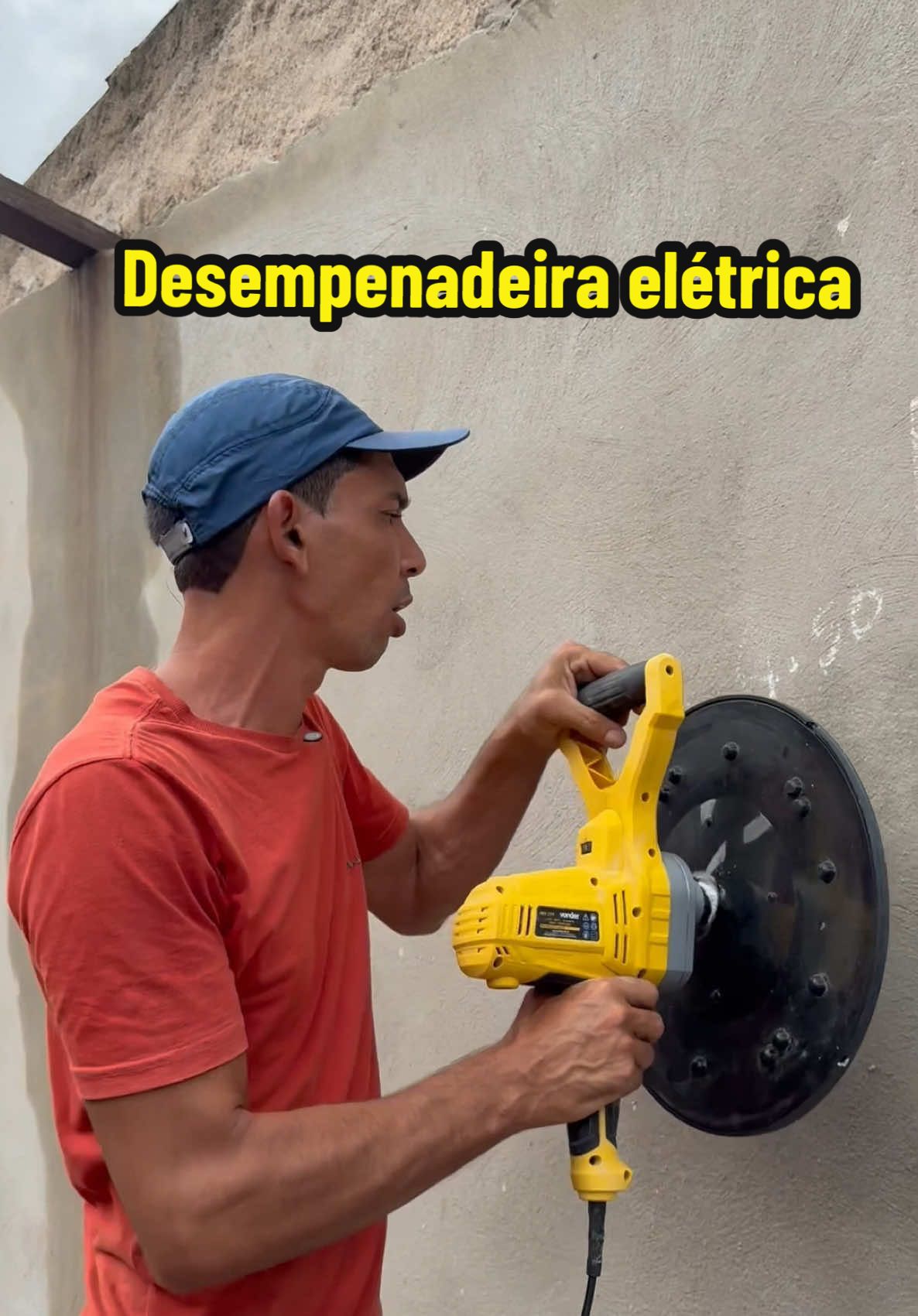 #TikTokShopChegou desempenadeira elétrica para reboco de paredes