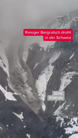 Im Schweizer Kanton Wallis bereiten sich Behörden und Anwohner auf einen massiven Bergrutsch vor. Ein Felssturz im Gebiet des sogenannten 