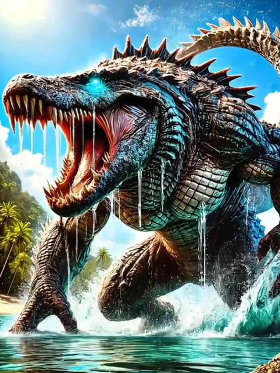 Could This Hybrid Dominate Oceans AND Rivers? 🐋🌊🐊 The Whale-Croc’s Deep Terror Revealed! #AiFusion #Hybrid #Fusion #AI #Animals #Creatures #Fyp 