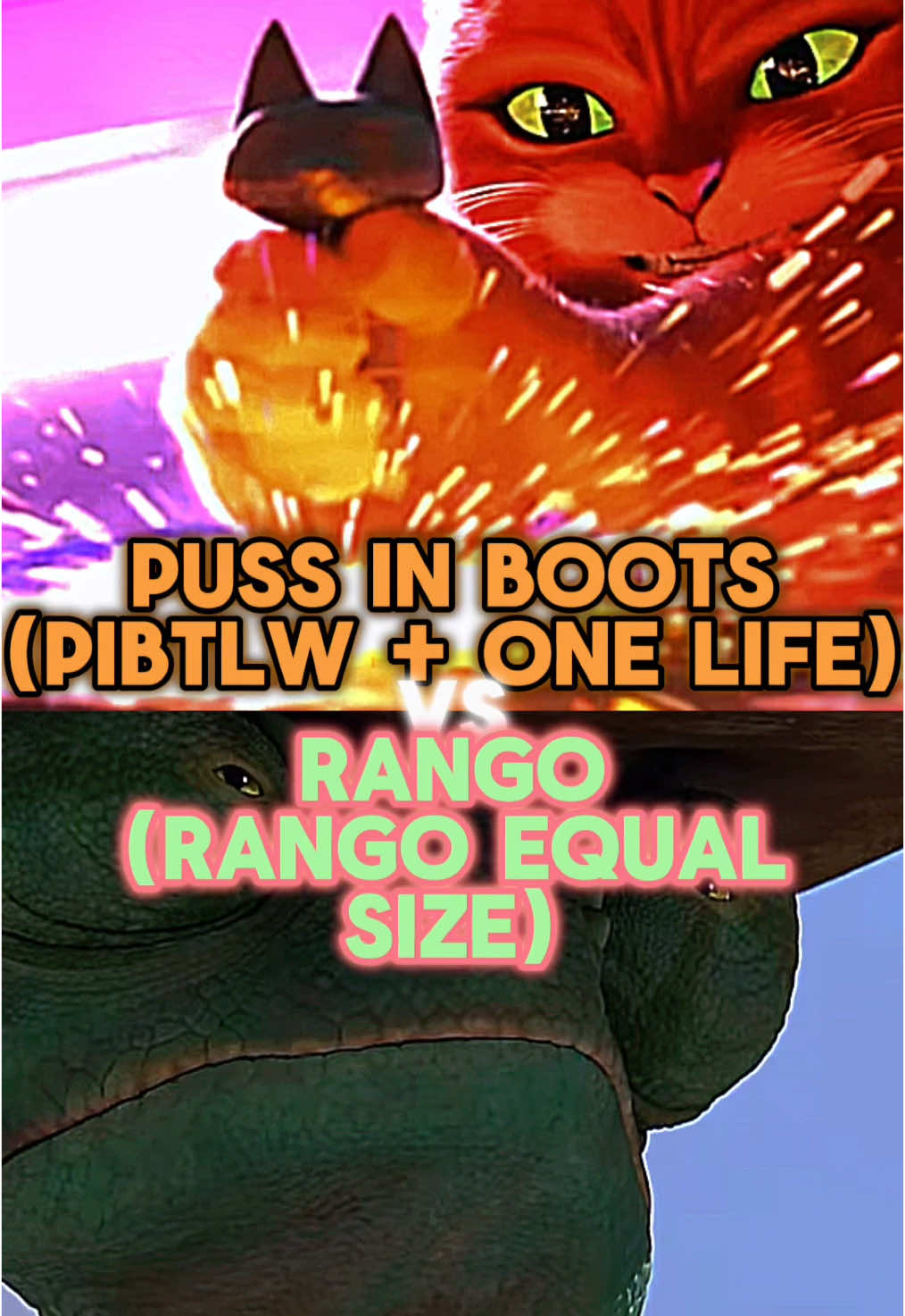 Puss In Boots Vs Rango