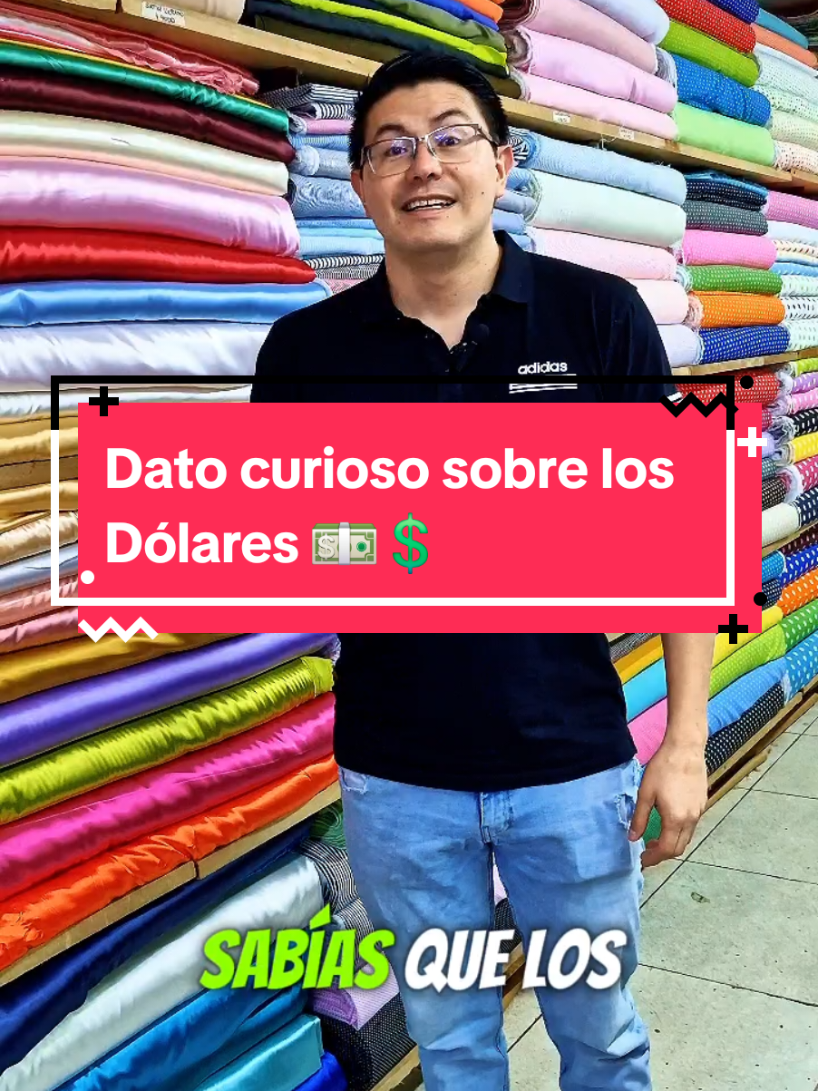 Sabias este dato sobre los Dólares??? 💲💵 #Curiosidades #datoscuriosos #Textiles #Telas #Dolares #Emprender 