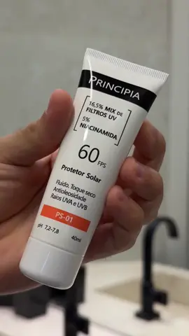 Protetor solar facial PS-01 FPS60 da Principia 😍 Aproveite 😘 #principia #principiaskincare #principiaskin 