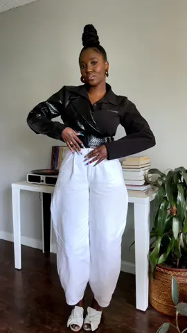 Top: (actually a dress) @Manière De Voir  Pants: @asos  Shoes: Thirfted #blackgirlfashion  #fashiontiktok  #fashionista  #foryou  #fypシ 