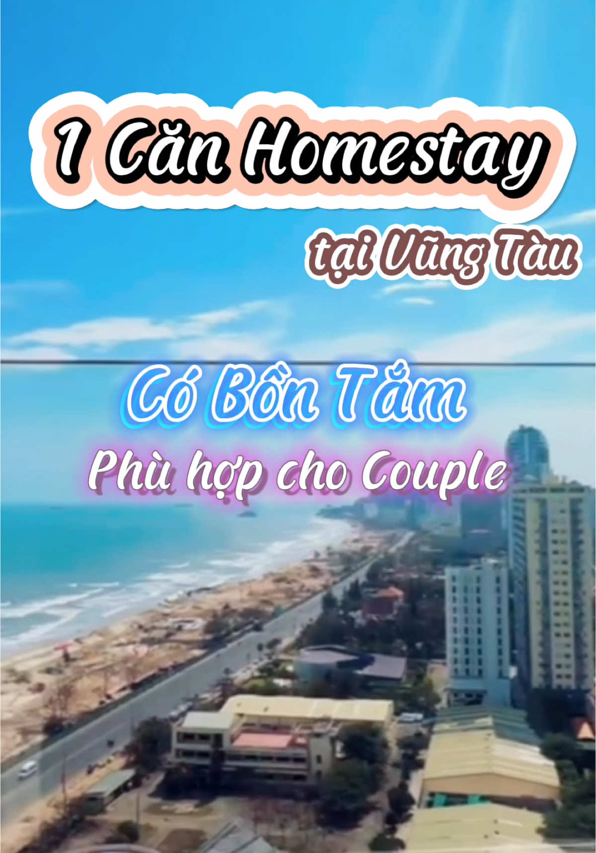 Căn homestay vũng tàu view biển có bồn tắm cho 2 người  #CapCut #homestay #vungtau #homestayvungtau #csj #canhoviewbien #homestayviewbien 