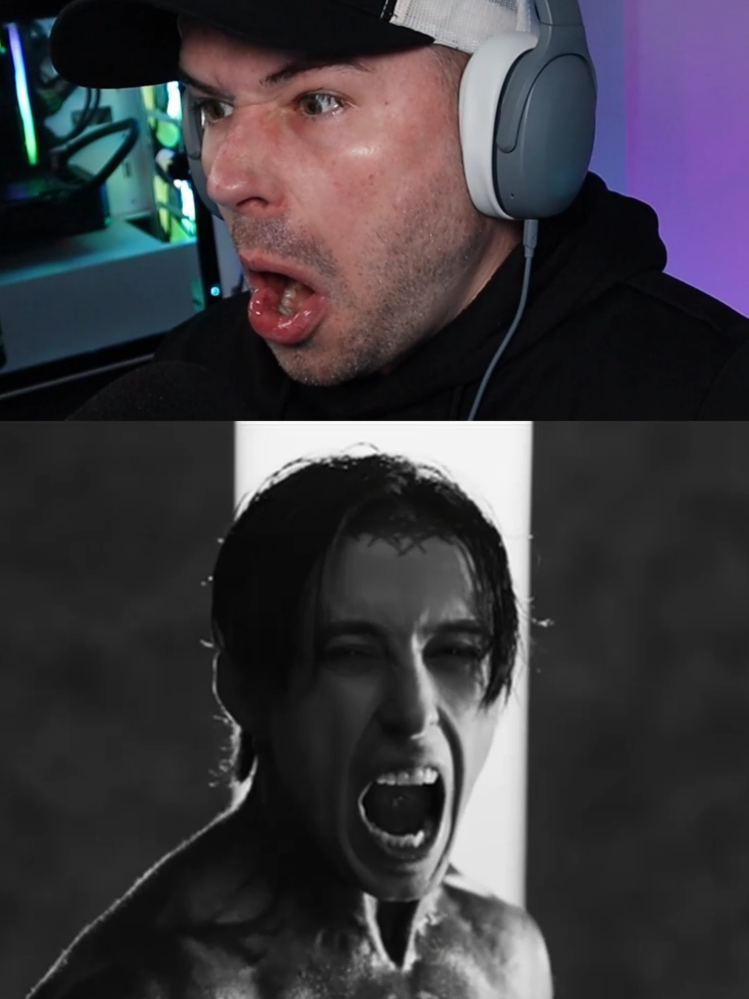 Falling in Reverse x Marilyn Manson collab is Epic #fallinginreverse #hoopsick #metaltiktok #fyp #reaction #ronnieradke #marilynmanson