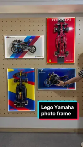 😱😱 Still thinking about where to put Yamaha? #lego #legowall #legoframe #legocar #legoset #legotiktok #yamaha #bmw #frame #wall #motorcycle 