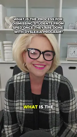 Finishing a dyslexia program doesn’t automatically mean special education ends—there’s a specific process districts must follow. #SpecialEducationBoss #DyslexiaSupport #IEPEligibility #SPEDProcess #KnowYourRights