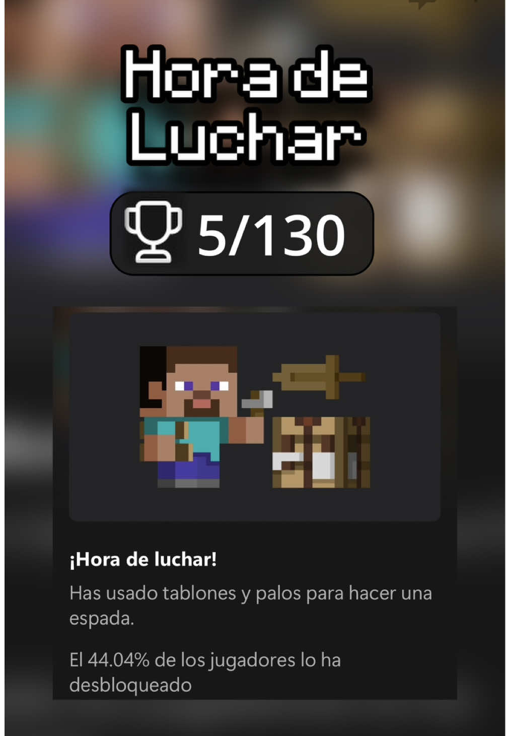 Logros de Minecraft edición Xbox 🏆 5/130 #Minecraft #mine #minecraftbedrock #xbox #minecraftpe #logros #fyp 