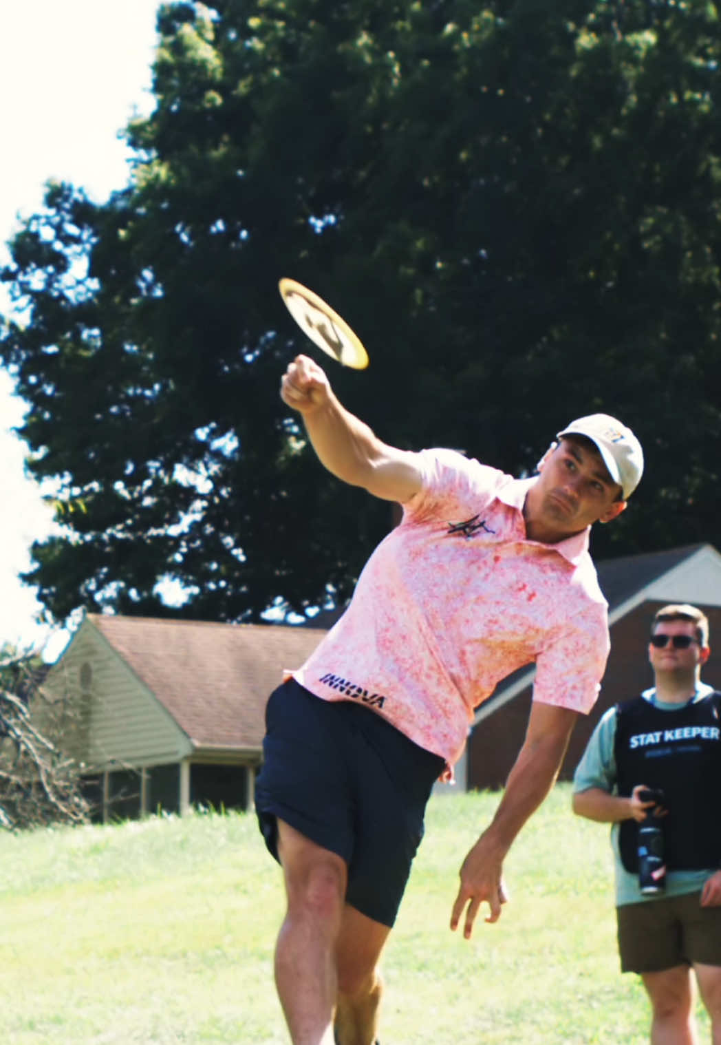 How to throw a grenade in disc golf by Kevin Jones #discgolf #discgolflife #discgolfprotour 