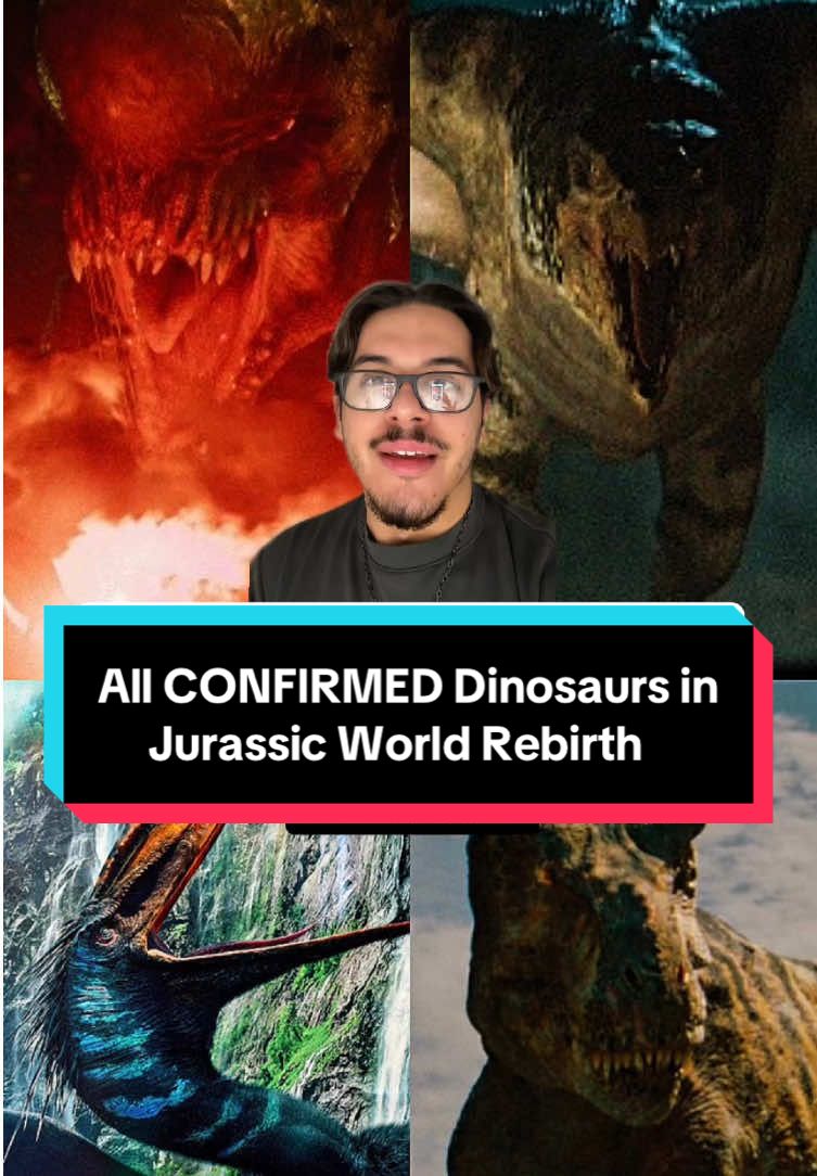 ALL DINOSAURS FEATURED IN JURASSIC WORLD REBIRTH TRAILER 2‼️ @Jurassic World @Universal Pictures #jurassicworldrebirth #rebirth #jurassicworld #jurassicpark #jurassic #trex #drex #velociraptor #mutadon #dinosaur #dinosaurs #movie #movies #fyp #trending #matt1080p #greenscreen 