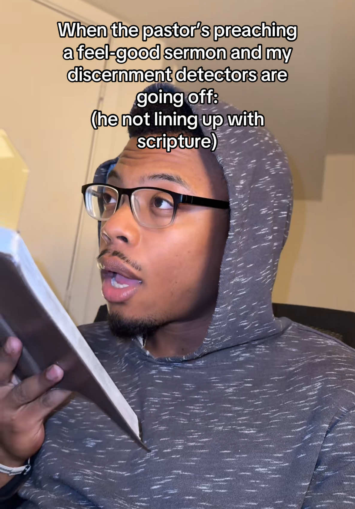 Didn’t reference scripture or nothin 😖 #7 #Christian #God #pastor #preach #Word #discernment #church #wolf #scripture #biblical #Blessings 