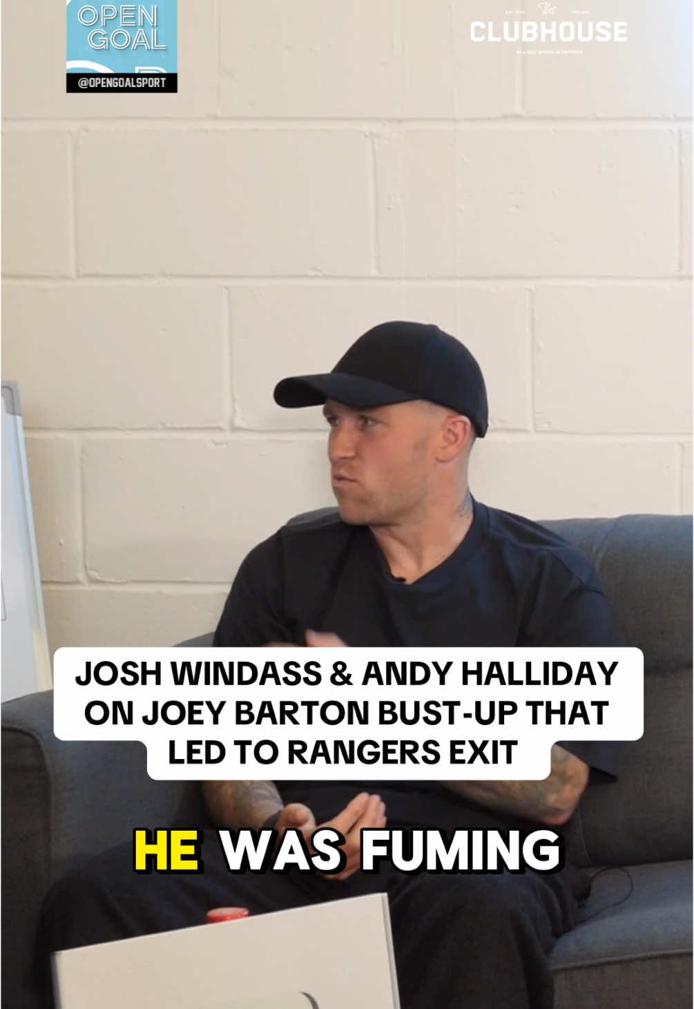 Josh Windass & Andy Halliday on the bust-up that led to Joey Barton’s exit from @Rangers FC #fyp #foryou #football #rangers #rangersfc #glasgowrangers 