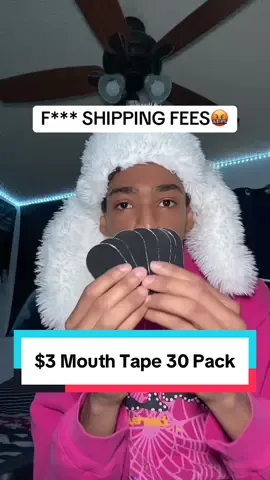 Replying to @2geekd🎭 If there’s shipping fees I’m not buying it😤#mouthtape #mouthbreather #tape #mouthtapesleeping #tiktokshopdeals #fyp #freeshipping #viralvideo #tiktokshop 