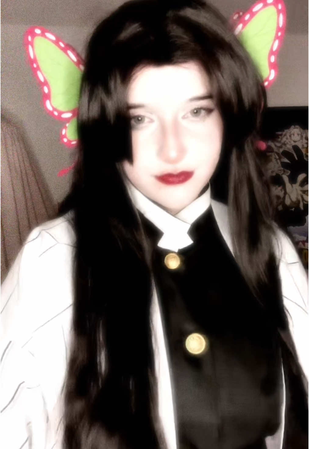 ꧁//I feel so pretty as her y'all😋//꧂  #KANAEKOCHO #KNY #KNYCOSPLAY #COSPLAY #DEMONSLAYER #FYP @ベッカ cos :3 