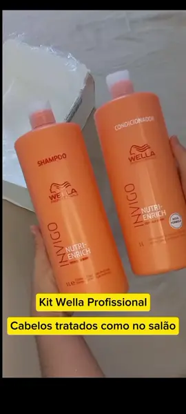 Produto original da Wella. Coloque esse ID no buscador da Shopee: BAK-GQW-KSJ ou me peça o link #wellahair #wella #promocao #cabelosaudavel #shopee 