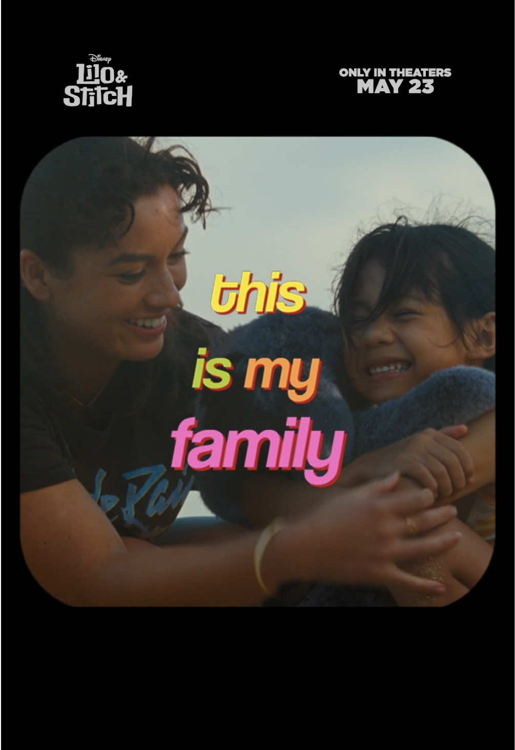 this is #ʻohanacore #LiloAndStitch arrives only in theaters May 23. Get tickets now!