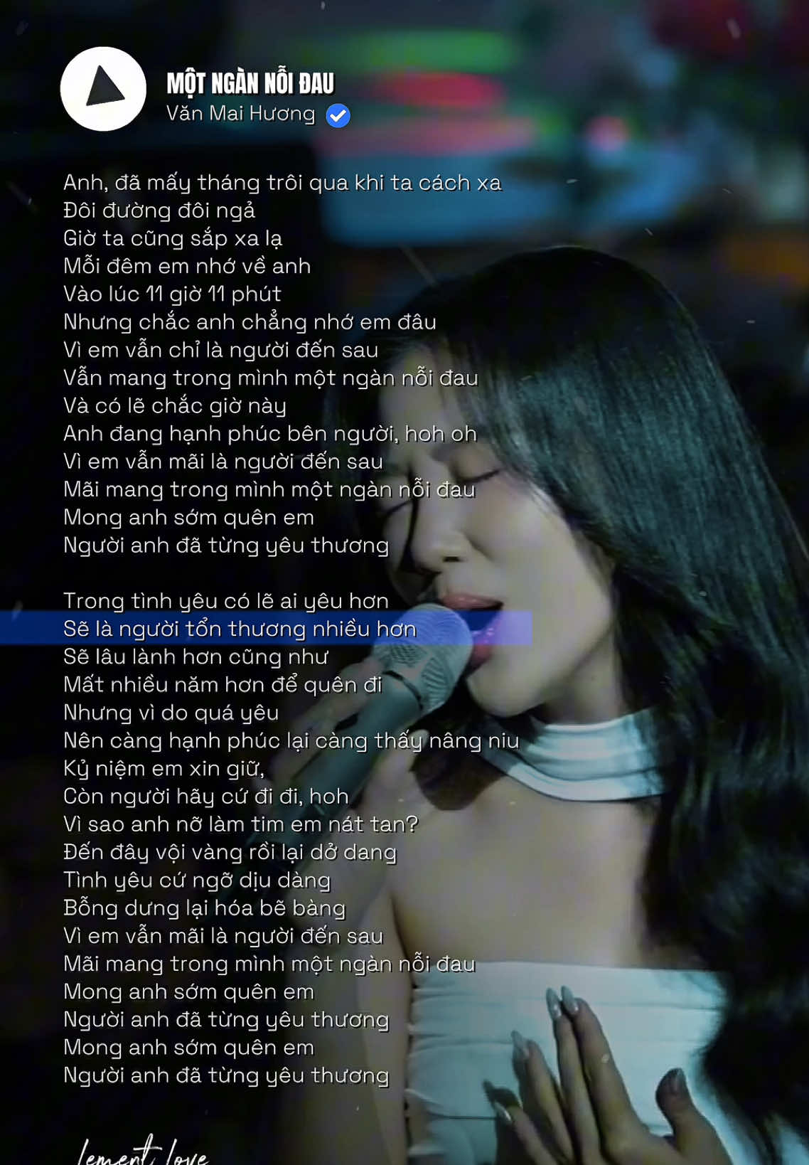 MỘT NGÀN NỖI ĐAU // Văn Mai Hương  “Trong tình yêu có lẽ ai yêu hơn sẽ là người tổn thương nhiều hơn”#vanmaihuong #motngannoidau #fyp #nhachaymoingay #soundsofvietnam #xh 