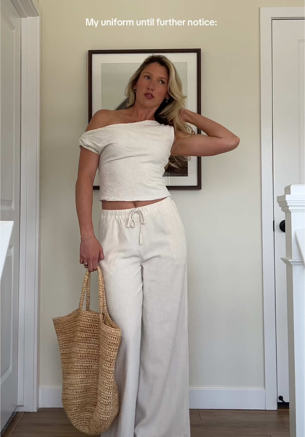 These outfits on repeat! All @PEPPERMAYO pieces linked in my ShopMy✨🕯️☁️ #peppermayo #outfitinspo #fitcheck #summeroutfit #linenset #springoutfit #capsulewardrobe 