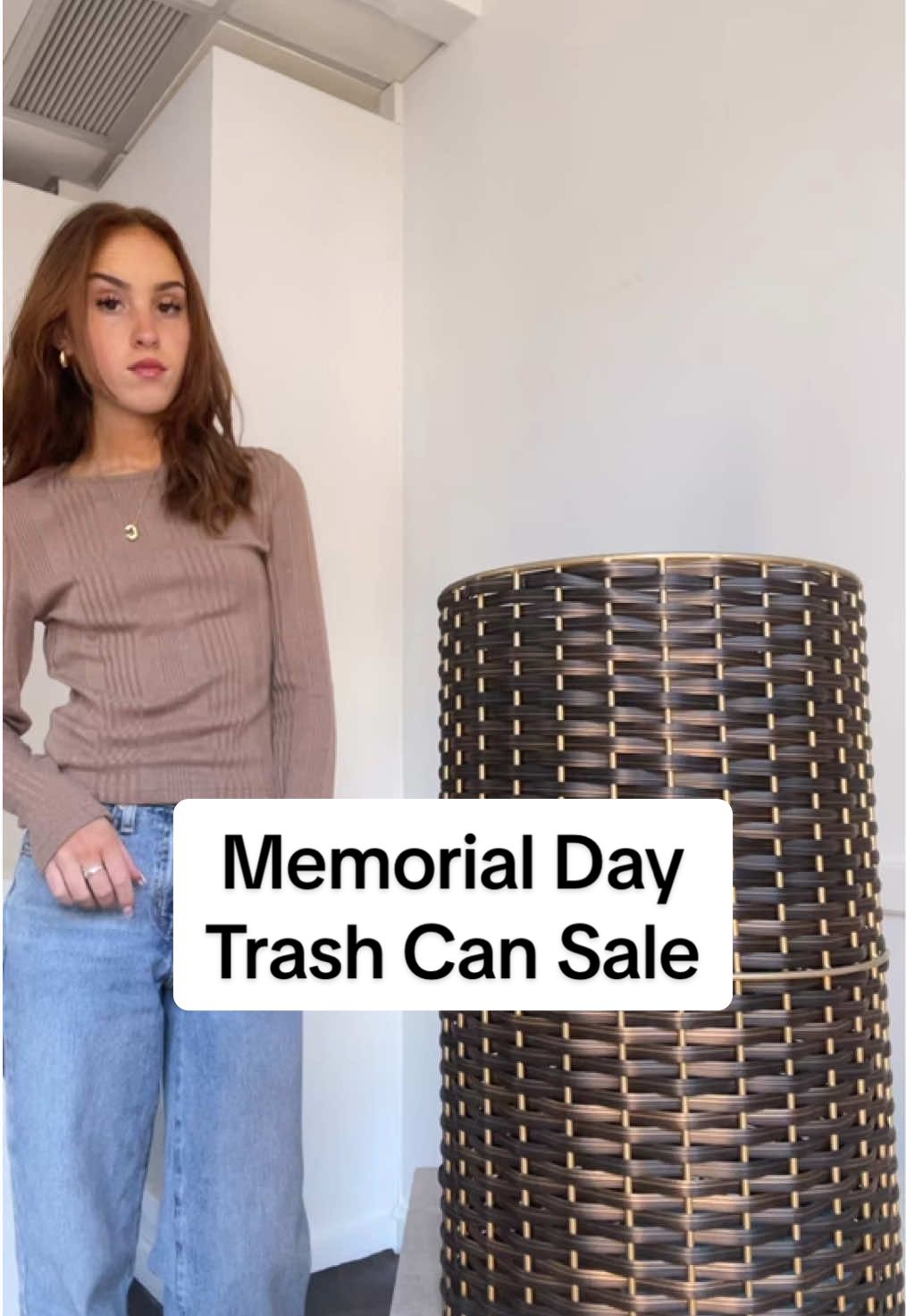 Nothing excites me the way a cute trash can and a sale does💁🏻‍♀️💖 Shop 25% off with the code MD25! (min $100) #mdw #sale #trashcan #trash #memorialday #sales #memorialdayweekend #memorialdaysale #shopping #cleanhome 