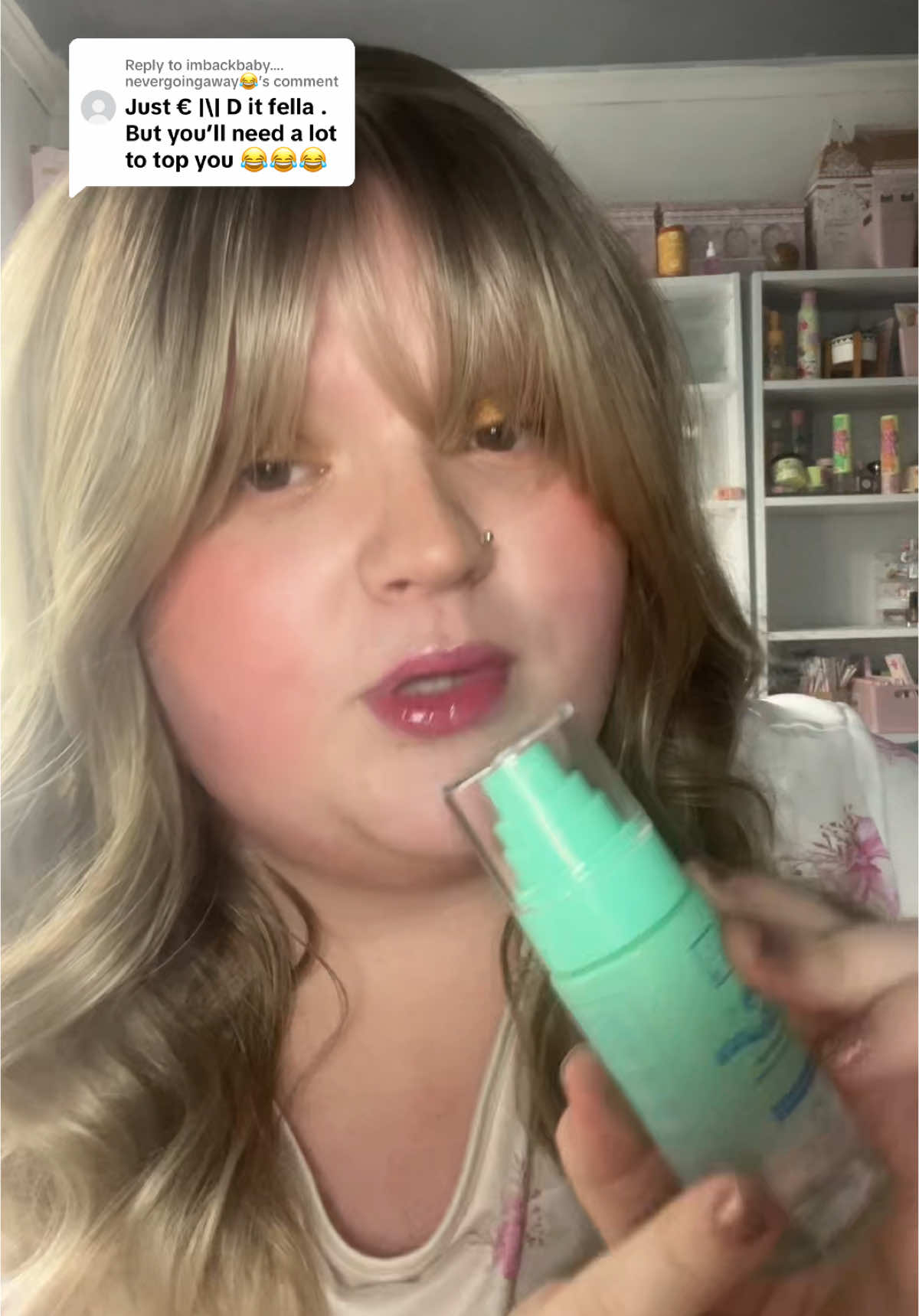 Replying to @imbackbaby…. nevergoingaway😂 let’s use this comment for good! I am loving @thebeautycrop at the moment! How about you? #hatecomments #trans #transgender #makeup #makeupfaves #transwoman #plussize #BeautyTok 