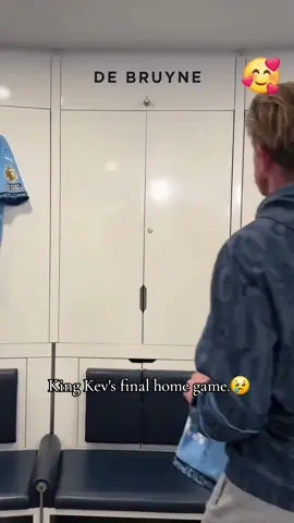 King Kev's last home game! Farewell, legend! 😭👑⚽️ #kevindebruyne #KingKev #mancity #Legend #Football #fypviral #ForYou 