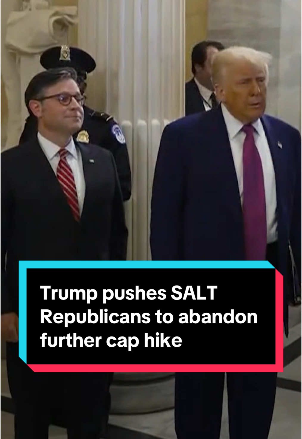 President Donald #Trump on Tuesday pushed back on demands from #Republicans who have threatened to sink his giant tax bill if the legislation does not significantly boost the state and local tax deduction, lawmakers said. #taxes #politics #news #US  
