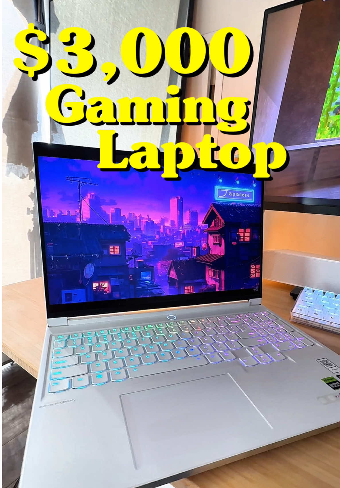Im sending one YOU this CRAZY $3,000 gaming laptop.  Winner will be announced 05/27/2025 on my discord & I’ll reach out to them directly!  Good luck! 🥳 #gaming #gaminglaptop #GamingSetup #gamingroomsetup 