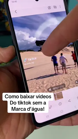 Como baixar vídeos do tiktok sem marca d’água #dicas #truques #android #tik_tok #celular 