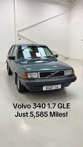 Volvo 340 1.7 GLE Price: £8,695 Year: 1987 Mileage: 5,585 FOR SALE A miraculous Volvo 340 1.7 GLE with a miniscule 5,585 miles from new. Please visit our website for full details.  #kgfclassiccars #classiccars #volvo340 