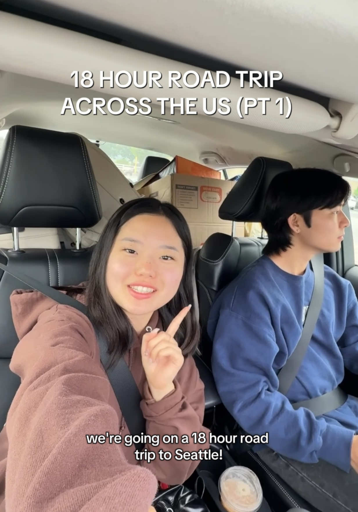 ROAD TRIP!! 📍LA - Sacramento 🚙 #roadtrip #seattle #sacramento #boyfriend #couple #whatiatetoday #whatieatinaday #foryou 