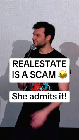 REALESTATE IS A SCAMMMM !!  #standupcomedy #comedy #crowdwork #realestate 