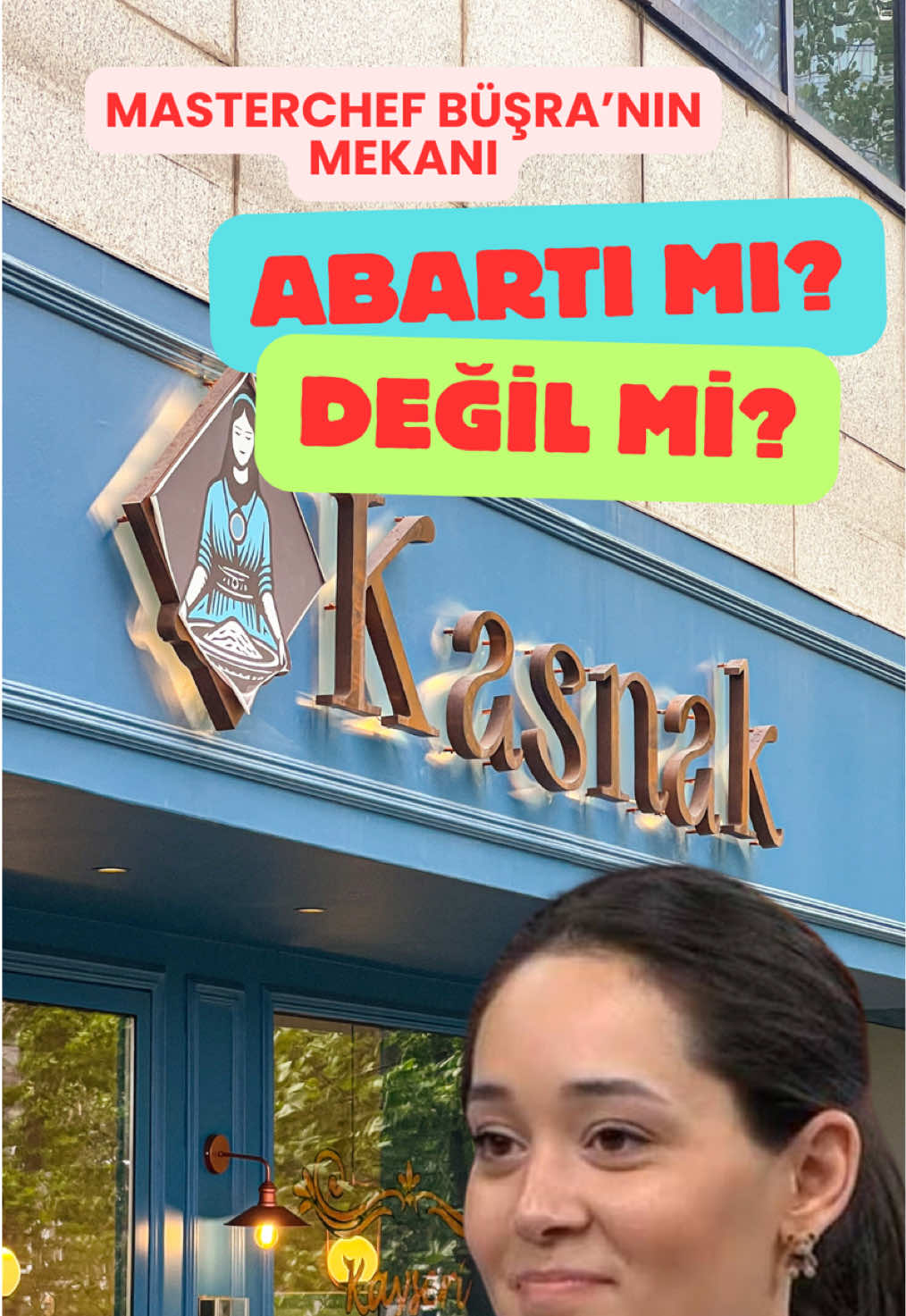 En sevdiğim masterşeflerden büşranın mekanını test etmeye Kasnak’a geldim. Hayal kırıklığına uğradım, skor videoda. Sizce abartı mı, değil mi? #k#kasnaky#yağlamamasterchef #a#abartıtestim#mekantestir#reklamdeğilekan testidir