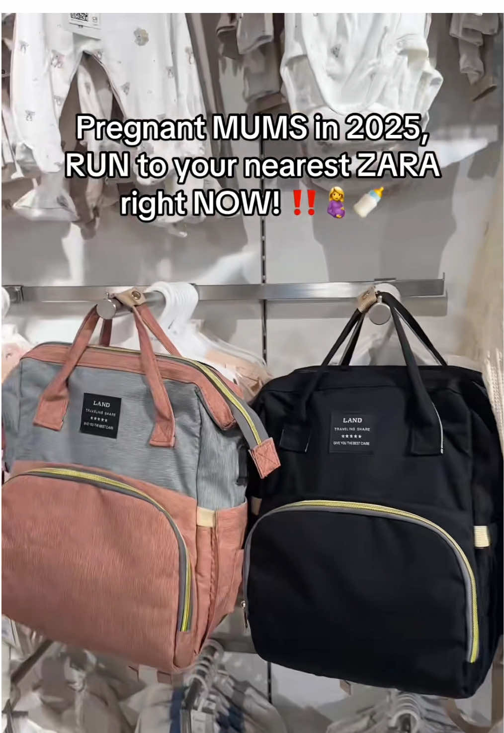 The bag your bestie who’s a new mama needs 🥰👩‍🍼 #diaperbag #babyregistry #firstimemom #babybag #babyessentials 