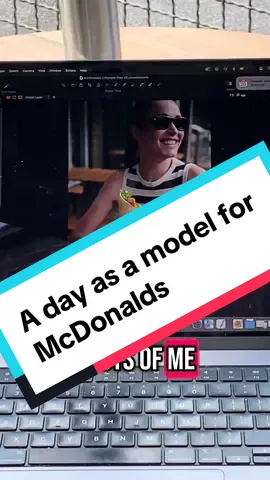 Come to work with me as a professional model shooting for McDonalds  #model #mcdonalds #london #food #handmodel 