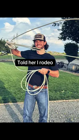 Conversation didn’t even last 8 seconds… #fyp #teamroper #rodeo 