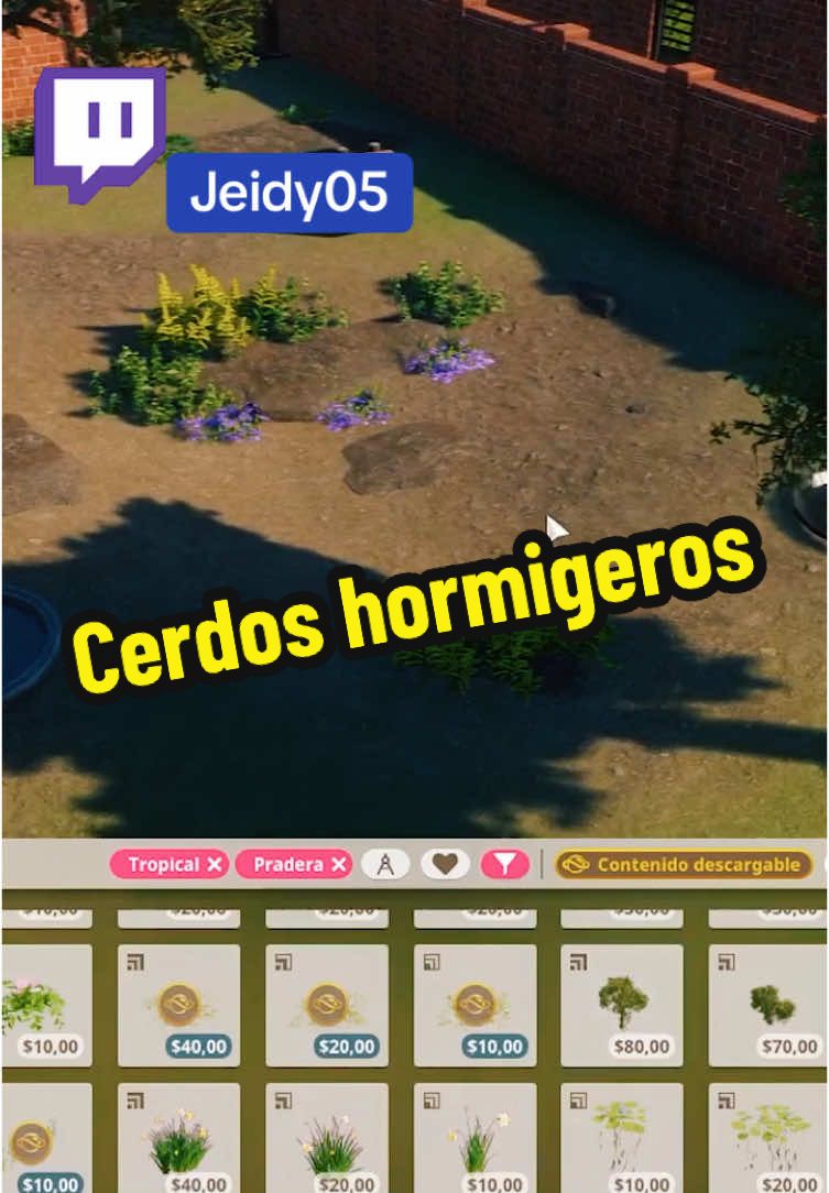 Llegan los primeros cerdos en #planetzoo #planetzoogame #speedbuild #cerdos #fyp #twitch #peru🇵🇪 #twitchperu 