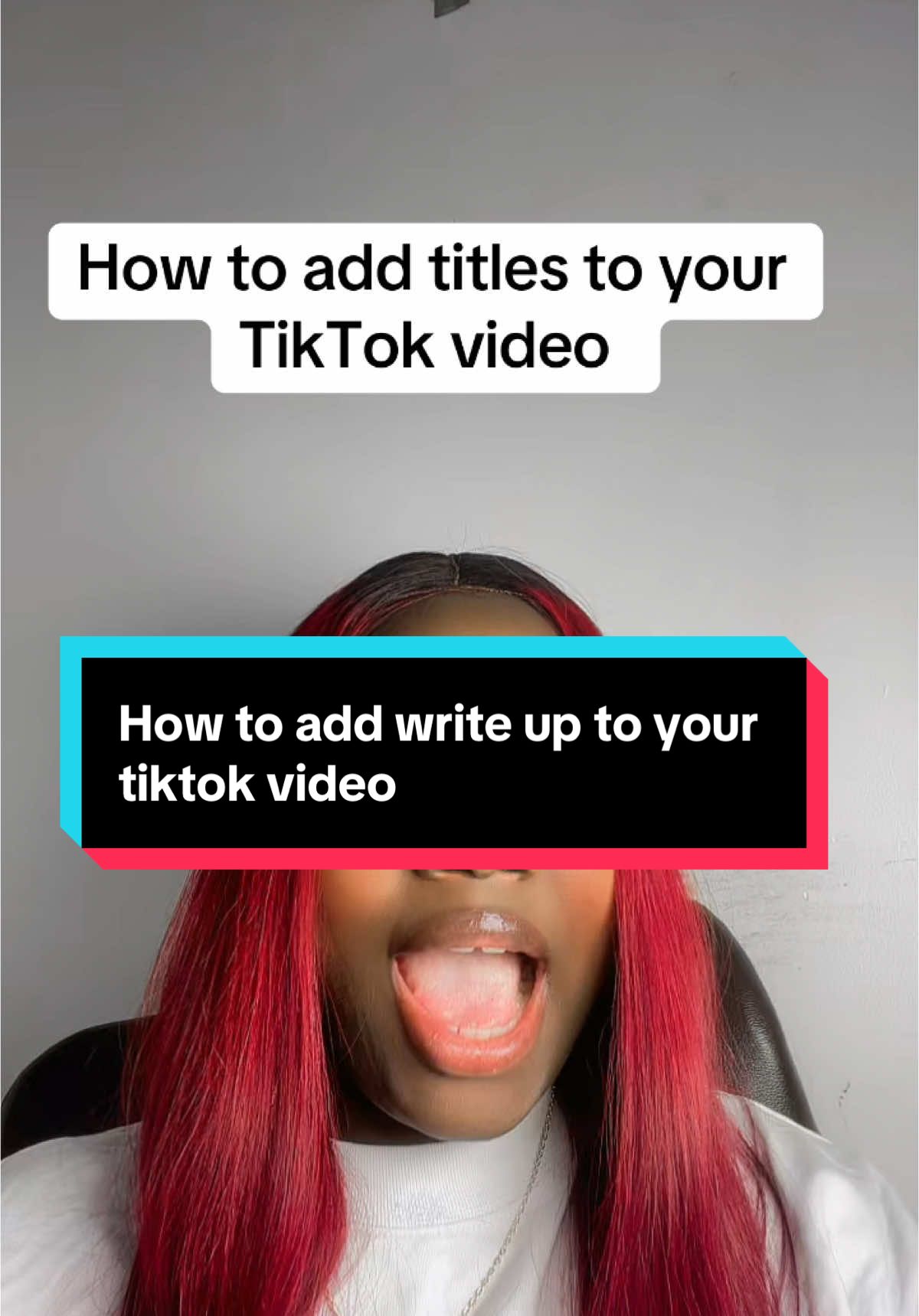 How to add write up to your TikTok video #newontiktok #tiktokbeginners #creatortips #tiktoktips #tiktoktutorials #queenzoeforever #queen_zoei 