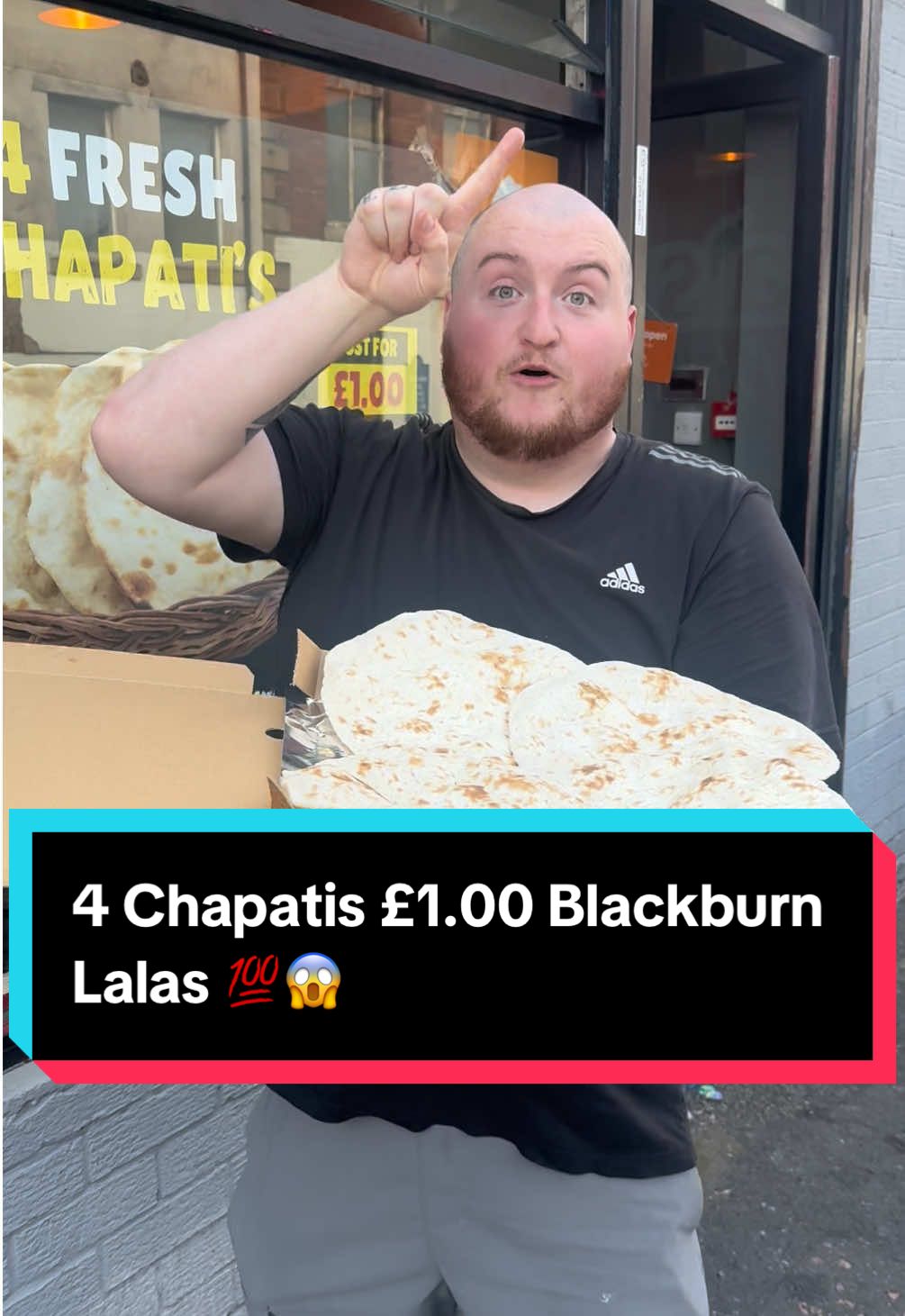 Pakistani Deal 4 Chapatis £1.00 Blackburn Lalas #blackburn #foodies #chapatis #takeaway 