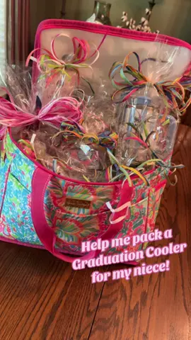 Graduation Gifts  #graduationgifts #gradgift #graduation2025🎓 #lilypulitzer #lilypulitzercooler #toryburchsandals #toryburch #toryburchbracelet #sweetgrace #giftgiving #giftgivinglovelanguage #giftgivingideas #ultimategifts #dappled #tjmaxx #stanley #stanleysummer #hottytoddy🦈❤️💙 #hottytoddy #olemissbound #giftbag #ribbon 