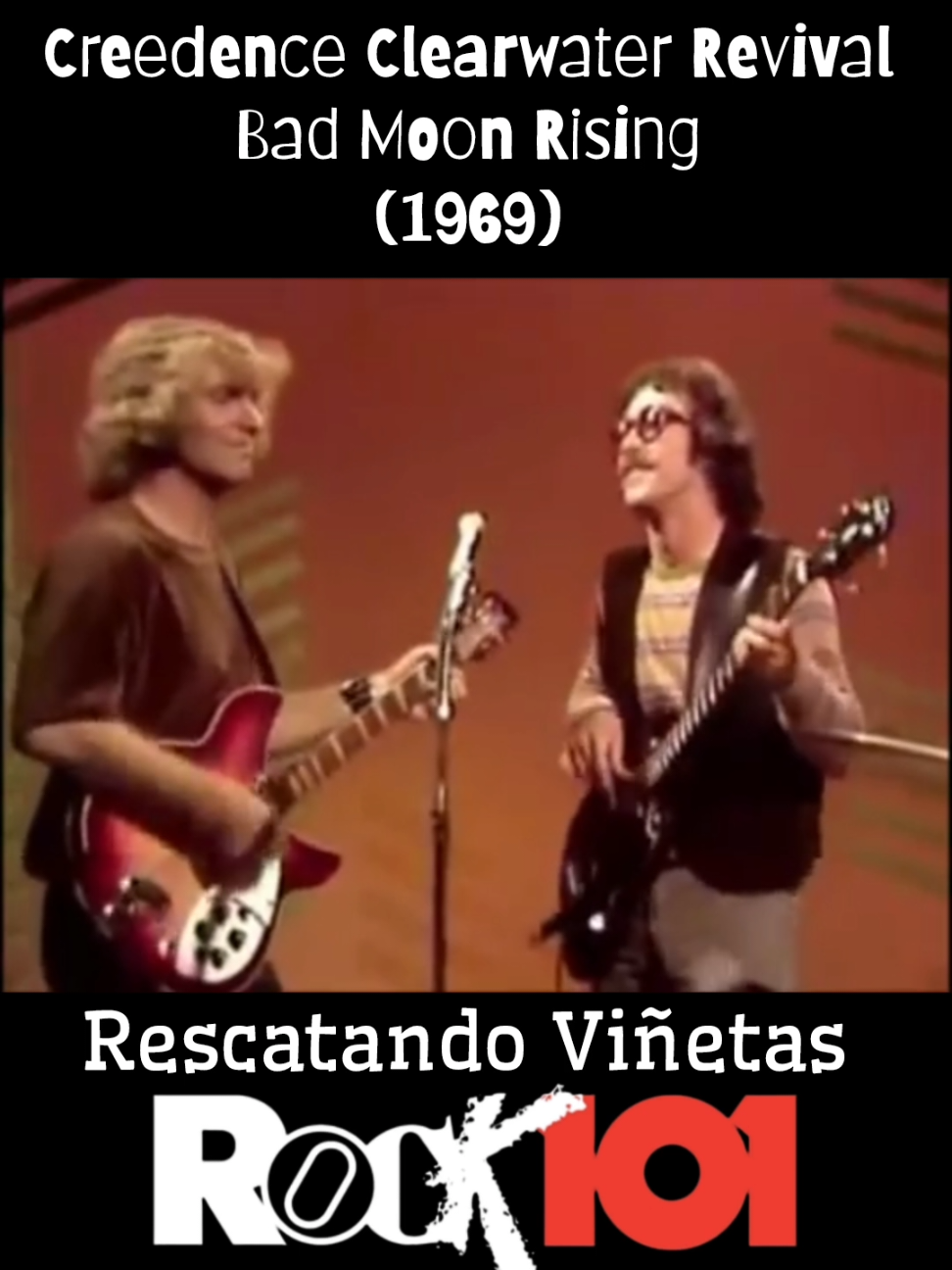 Creedence (1969) Bad Moon Rising. Rescatando Viñetas Rock 101 #creedence #luisgerardosalas #jordisoler #rock101 #elotroladodelrock #rock101ideamusical #rock101viñetas #viñetas #ideamusicalrock101 #ideamusical #purototalyabsolutorockandroll #60s #oldies 