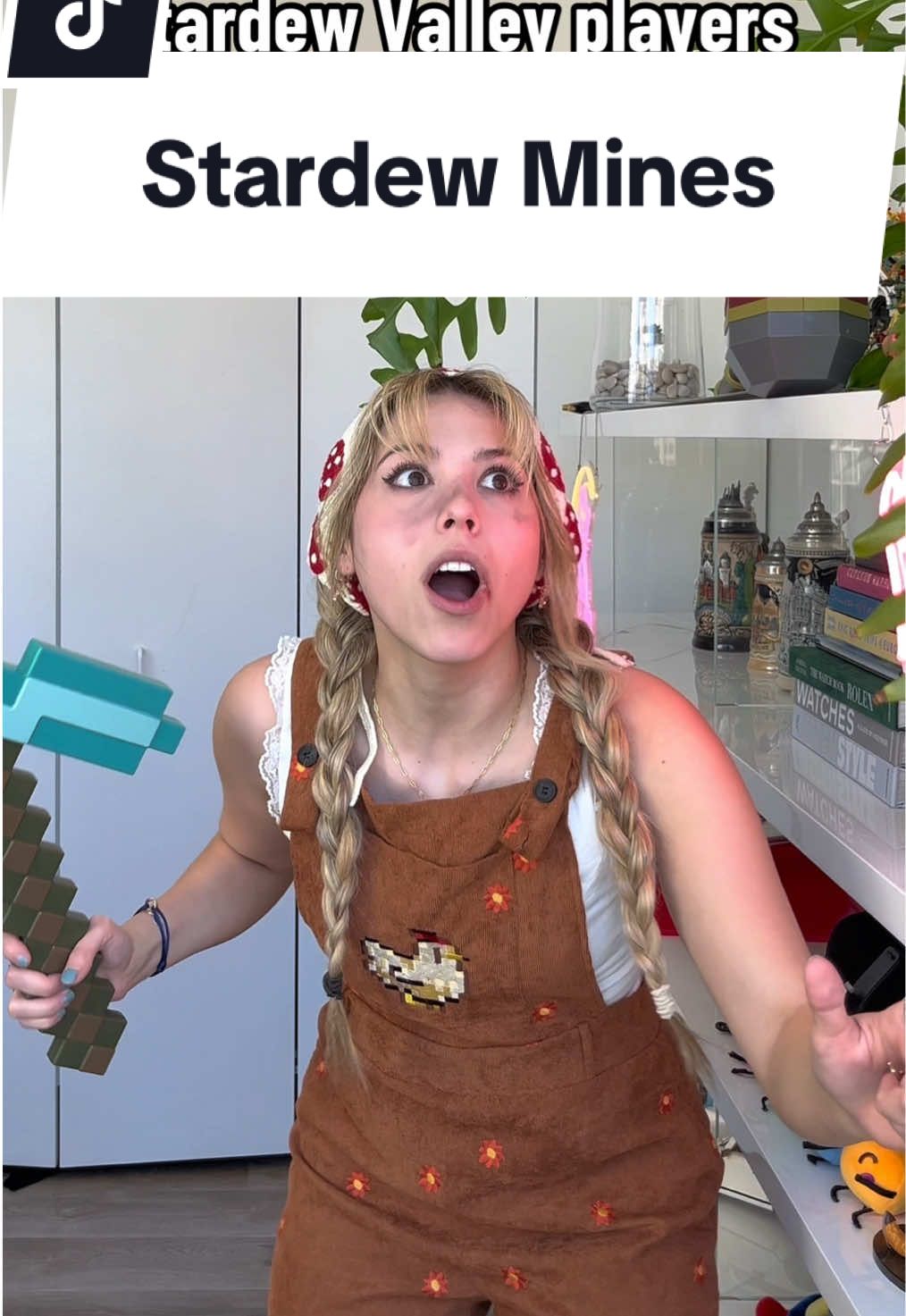 raise your hand if you’ve been personally victimized by the stardew valley mines & skull cavern 🙋🏼‍♀️ #stardewvalley #stardew #stardewtok #stardewvalleymemes #stardewvalleyfarmer #stardewvalleycosplay 