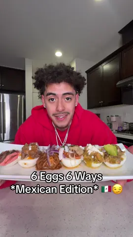 I gotta make everything Mexican 🤣🔥 #chefsuie #6eggs6ways #eggchallenge #eggs #viral #trend #suie #suigeneris #mexicanfood #mexican #mexicantiktok #foodchallenge #trendingnow #fyp #foryou 