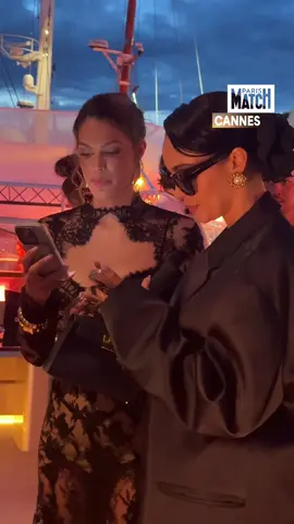 @Iris Mittenaere @Nabilla #nabilla #irismittenaere #cannes2025 #onregardequoi @Dessange Paris 