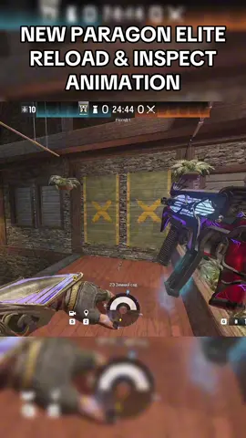 NEW PARAGON ELITE RELOAD & INSPECT ANIMATION 🔥#r6 #r6siege #rainbowsixsiege #rainbow6siege 