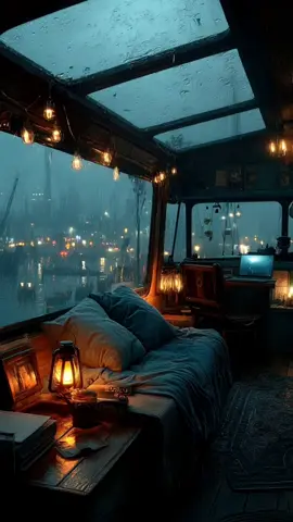 Rainy Nights, Cozy Vibes #VanLifeVibes #RainyDayAesthetic #CozyCorners #VanLifeDreams #AmbientVibes #NightVibes #CozyVan #RainyWindow #WanderlustLiving #TinyHomeGoals #tiktok #fyp  ##viralvideos 
