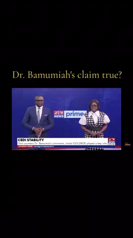 Has NDC really added a tonne to our gold reserves with the BoG? Is Dr. Bamumiah's claim indeed correct? What's the ruling goverment's contribution to the appreciation of the Ghana cedi?#ghana #drbawumia🇳🇱🐘😍 #ghanacedis #johndramanimahama #drjohnsonpanditasiama #dratoforson #joynewstv #joynewsonline  📹Joy News