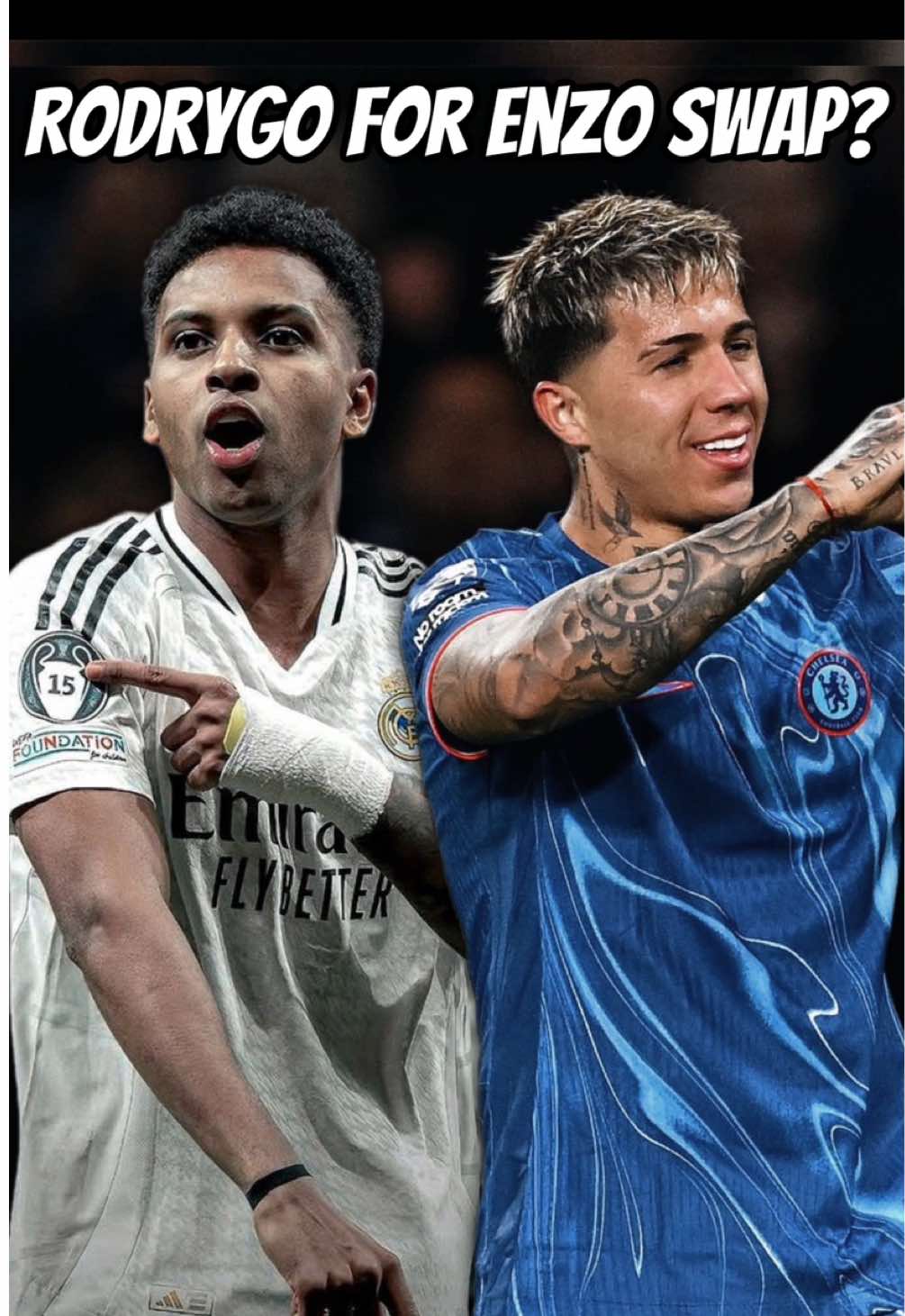 Rodrygo and Enzo Fernandez Swap Deal?❌#chelsea #cfc #realmadrid #rodrygo #enzo #enzofernandez #sdpeasyyt 