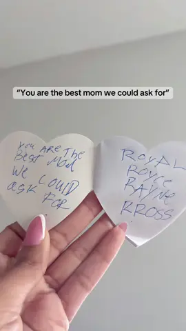 look what my kids made me 🥹  #fyp #wordsofaffirmation #boymom #girlmom #appreciationpost #momof4 #bonusmom #gift #handwriting #kidsbelike #brokebestie #ineededthis 